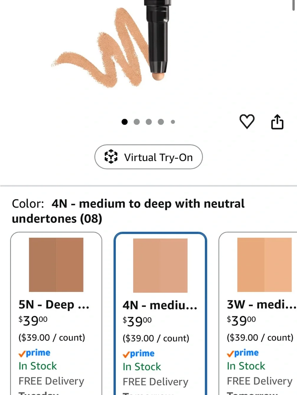 laura mercier Dual-Ended Concealer Stick in Warm Beige